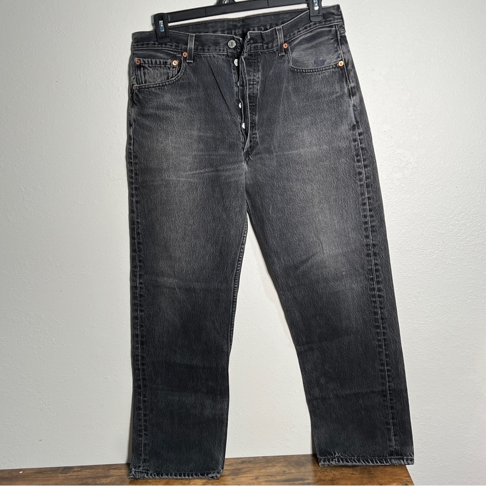 Levi's Dark Gray Straight Jeans